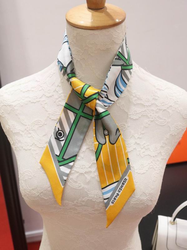 Hermes silk ribbon 5X86cm E0509140